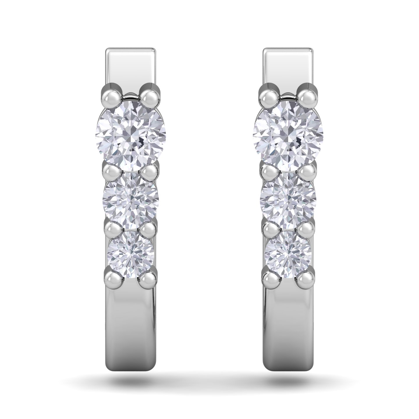 עגילי יהלומים 