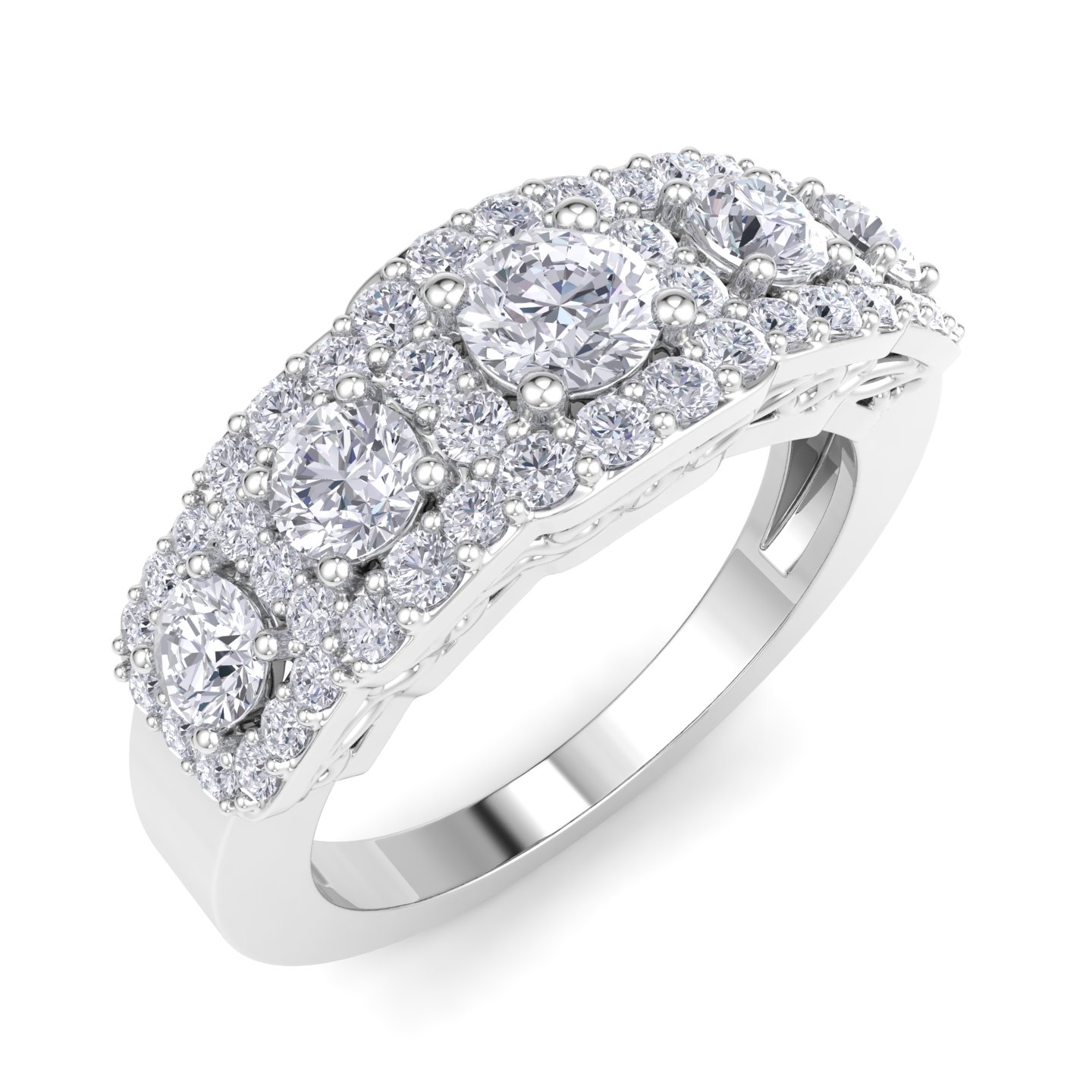 טבעת יהלומים