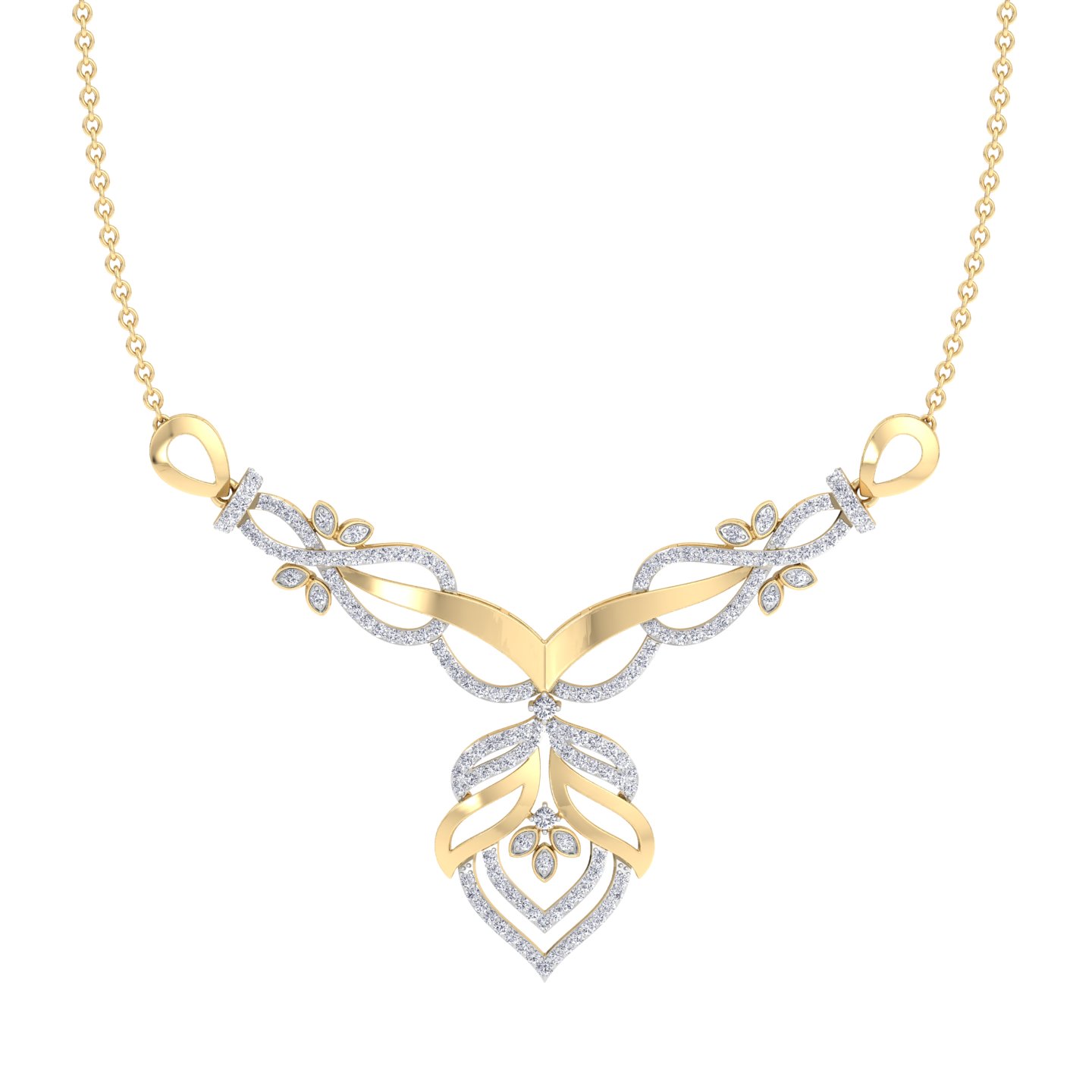 תליון יהלומים יוקרתי