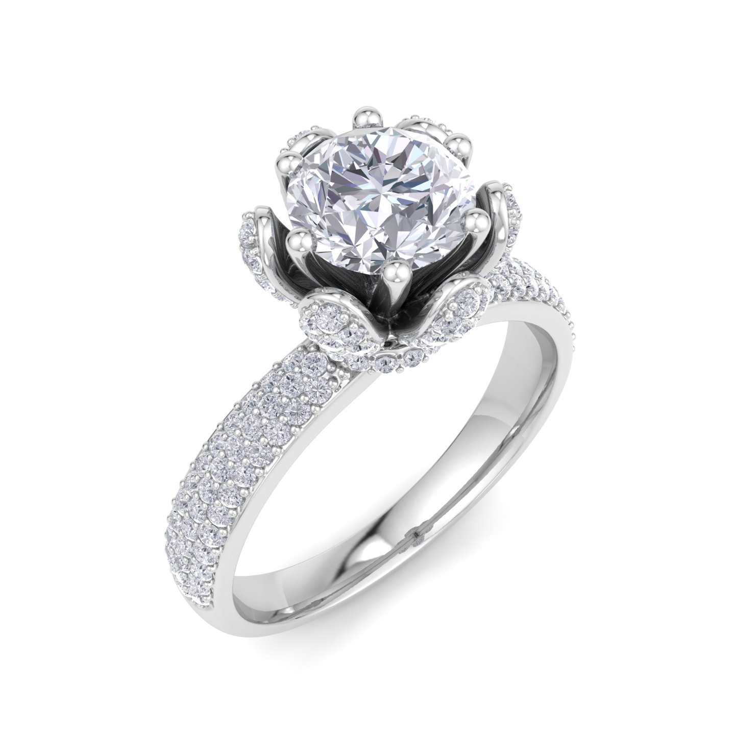 טבעת יהלומים יוקרתית