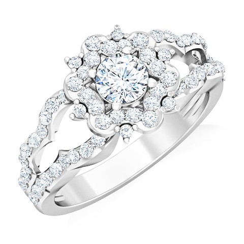 טבעת יהלומים לאישה