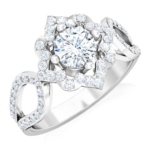 טבעת יהלומים לאישה