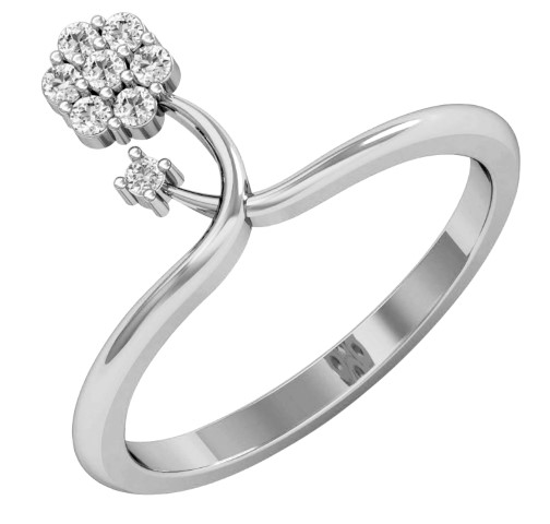 טבעת בעיצוב פרח לאישה