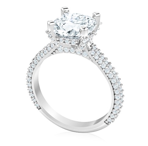 טבעת אירוסין מעוצבת הבורסה ליהלומים