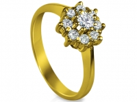 טבעת אירוסין יהלום עד 3000 שקל