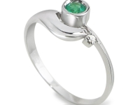 טבעת אבני חן, אמרלד ברקת ירוקה