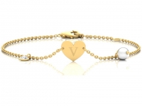 צמיד שם- האות V