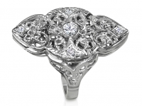 טבעות זהב ויהלומים רטרו