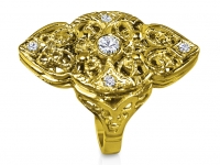 טבעות זהב ויהלומים וינט'ג