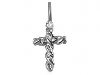 תליוני צלב תליון זהב ויהלומים  