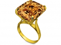 טבעות זהב עם אבן גדולה מאוד