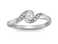 טבעת זהב זהוב לאירוסין