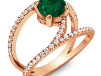 טבעות אירוסין מיוחדות אמרלד ברקת