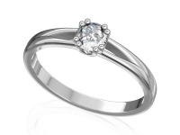 טבעת אירוסין עדינה