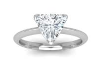 טבעת יהלום משולש