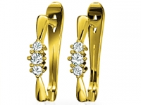 עגילי זהב מתנה