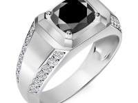 טבעת לגבר יהלום שחור הבורסה ליהלומים