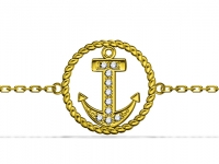 צמיד זהב לגבר