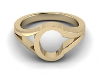 טבעת זהב מרשימה לגבר