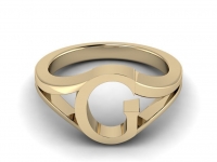 טבעת זהב מרשימה לגבר