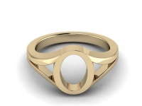 טבעת זהב מרשימה לגבר