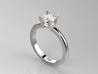 טבעות אירוסין מיוחדות 1/2 קארט