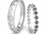 סט טבעות נישואין תואמות
