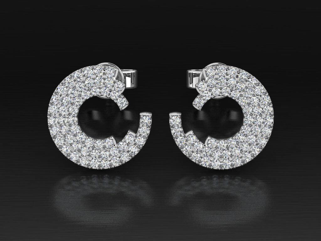 עגילי זהב לנערות 