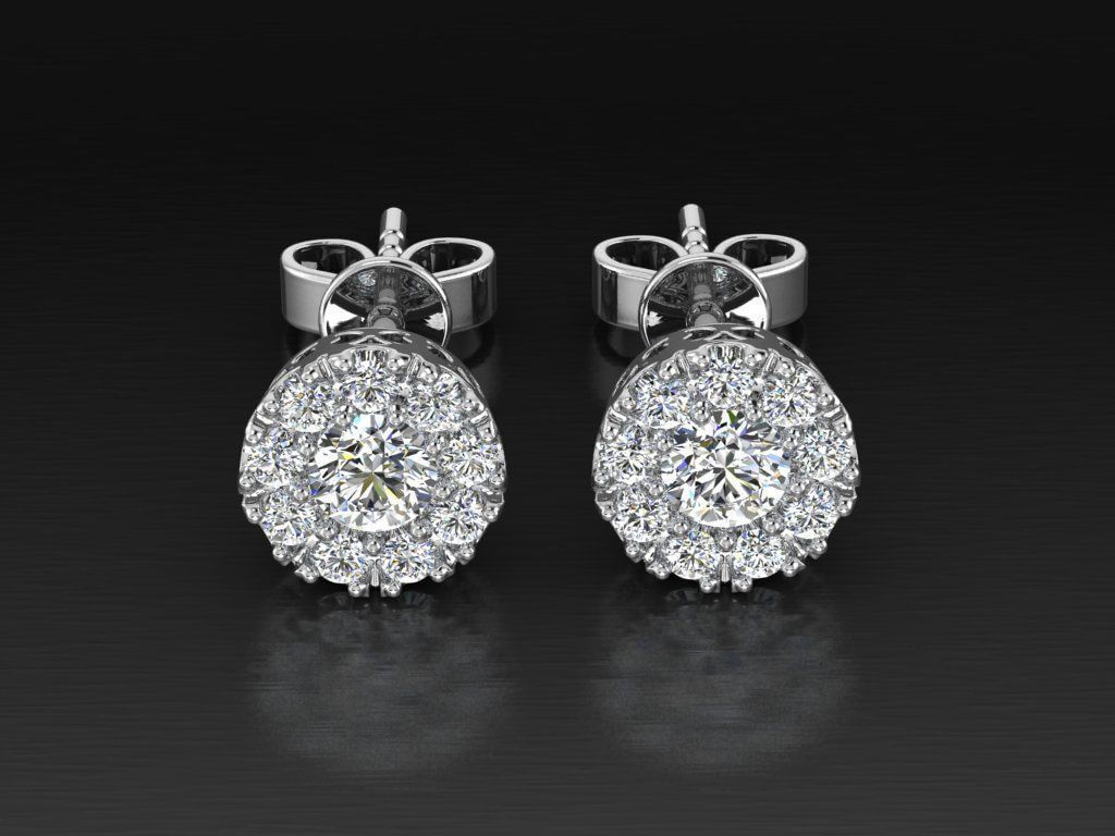 עגיל פרח עדין