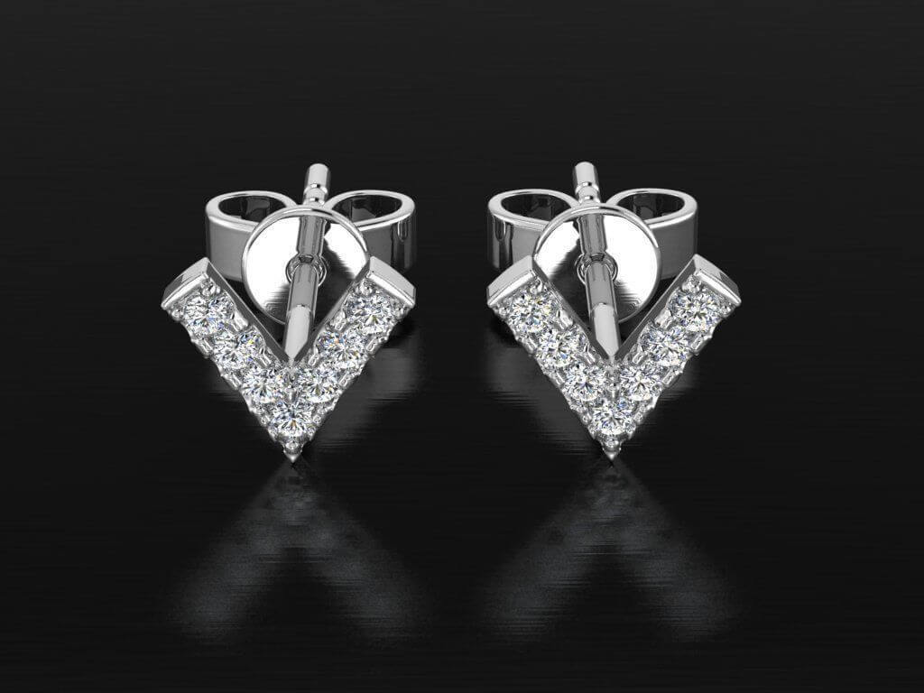 עגיל פרח עדין