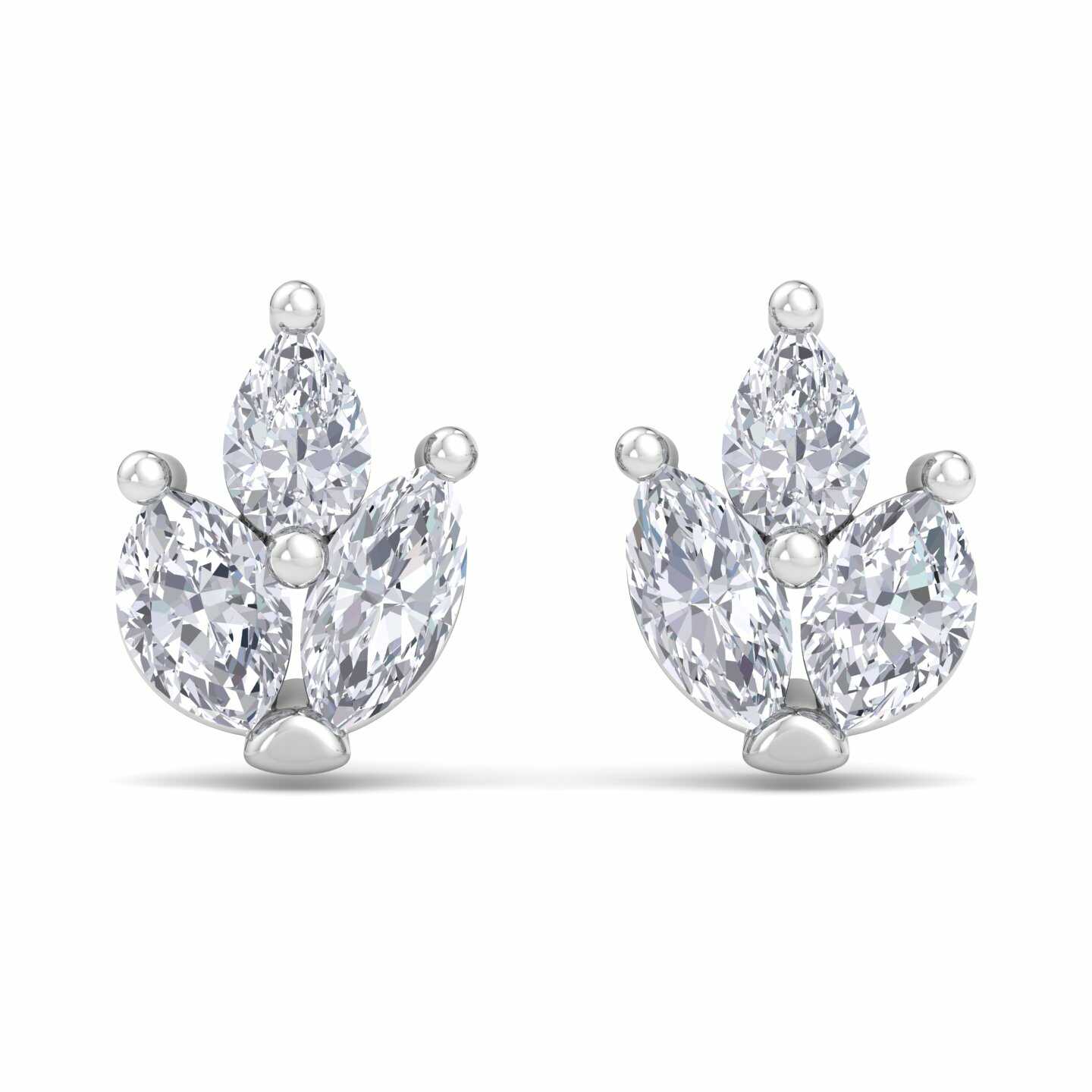 עגילי יהלומים 