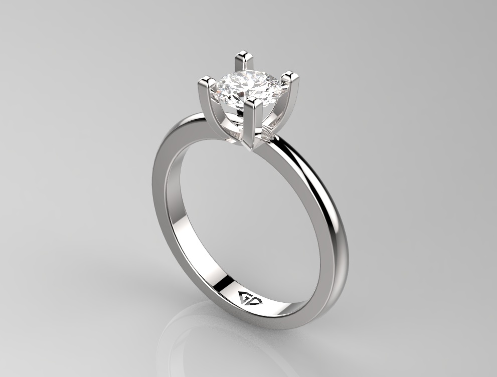 טבעות אירוסין מיוחדות 1/2 קארט