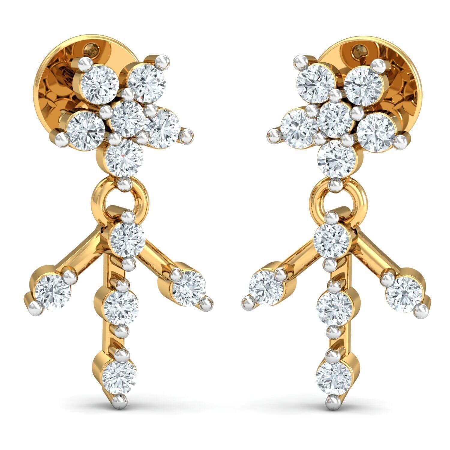 עגילים מעוצבים לכלה